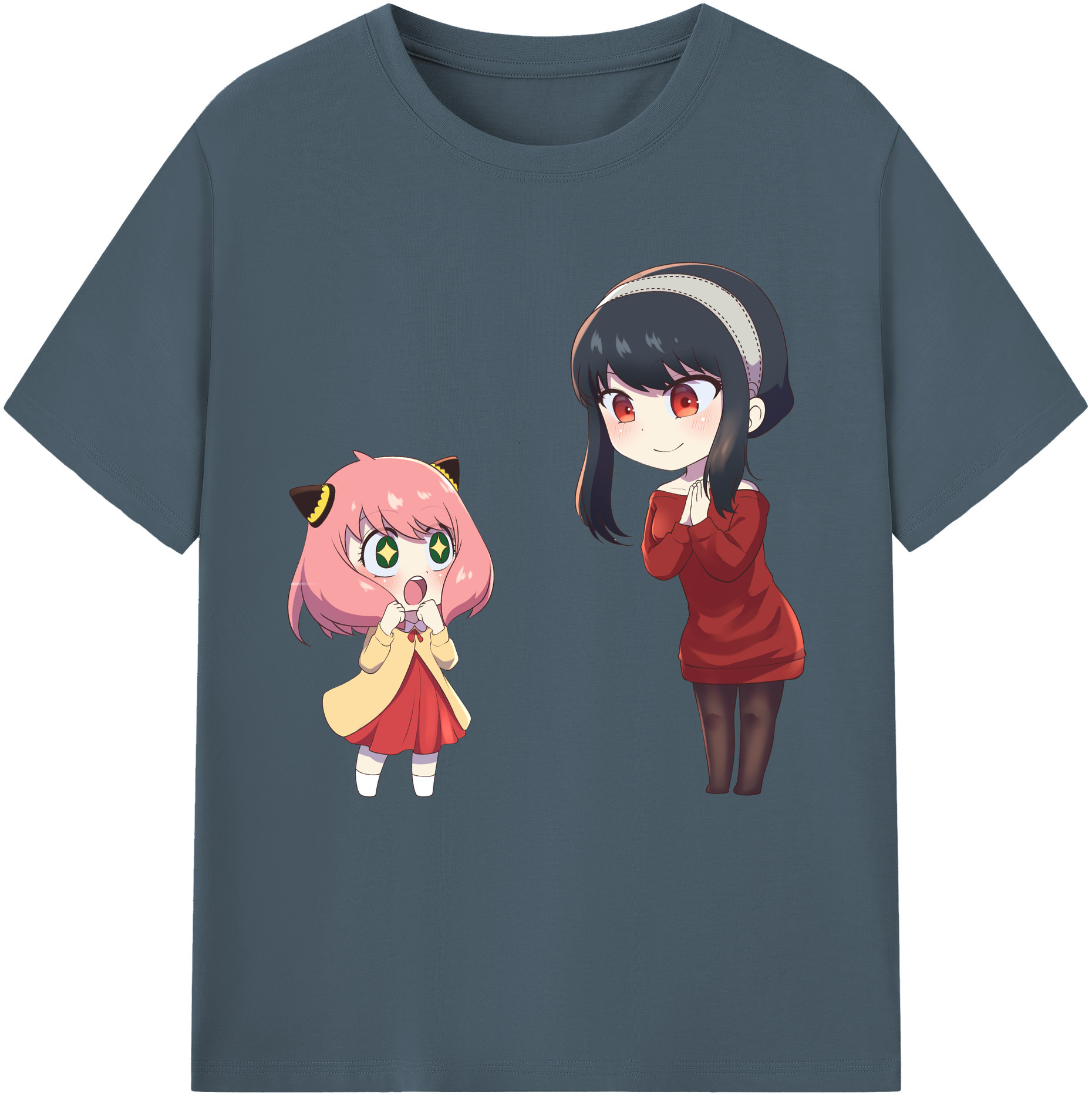 （画像用） SPY×FAMILY间谍家家酒 綿100％半袖Tシャツ（フロントプリント）